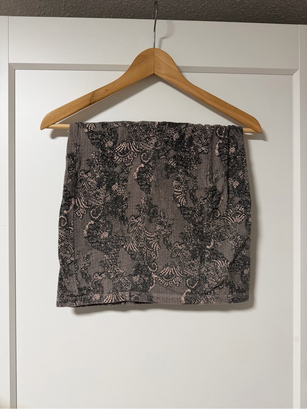Cotton On Women’s Floral Lace-Print Mini Skirt - Gray